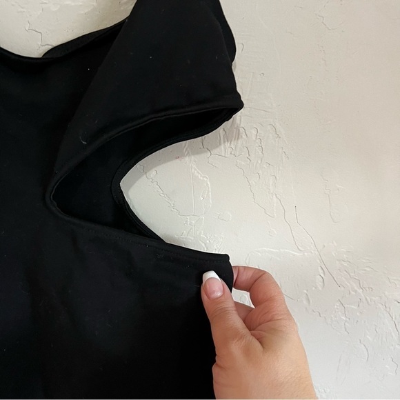 Zara Black Side Cutout Micro Mini Dress - Picture 6 of 10